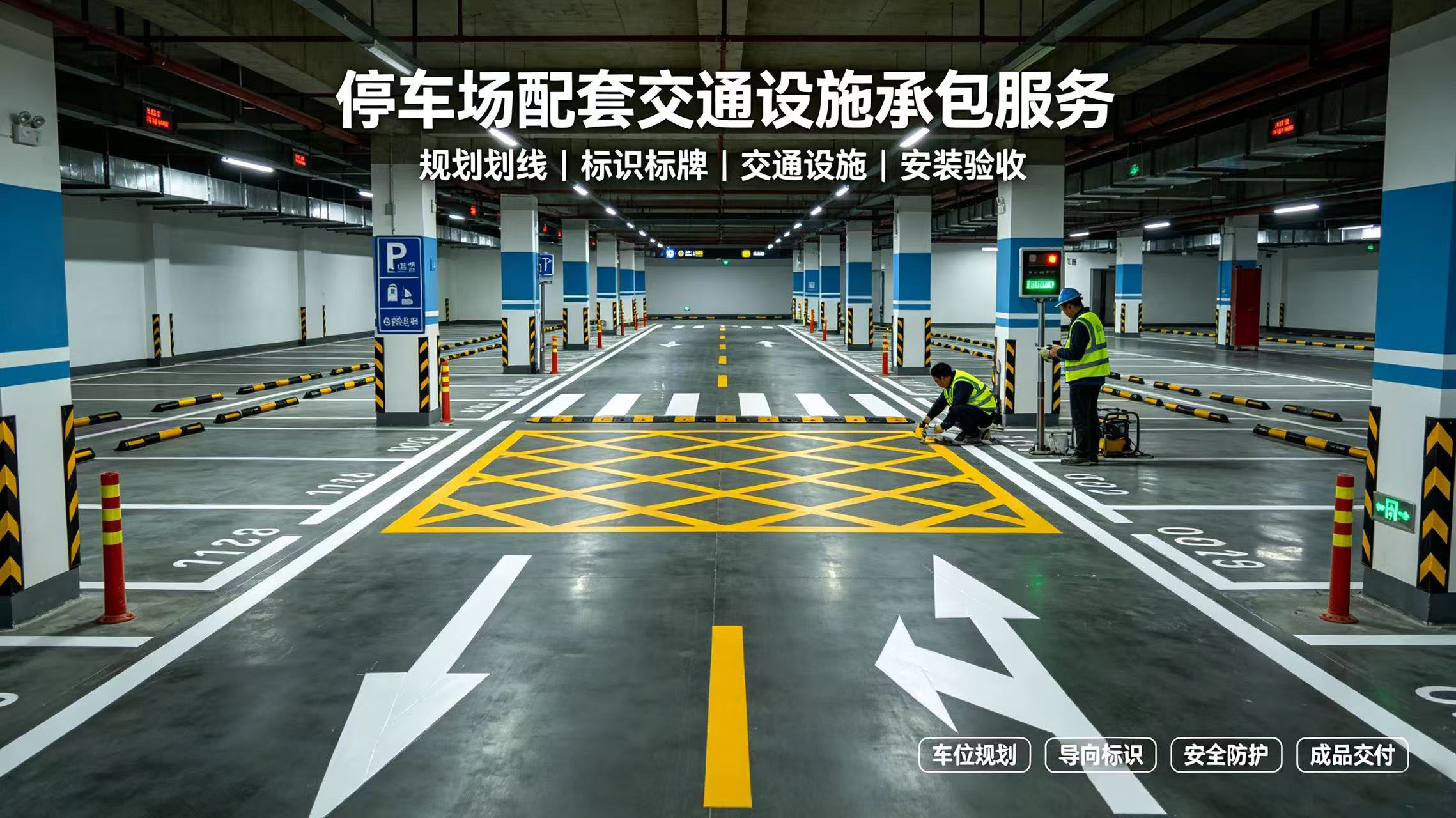 停车场配套交通设施